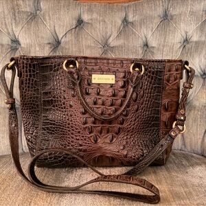 Brahmin Brown Mini Asher